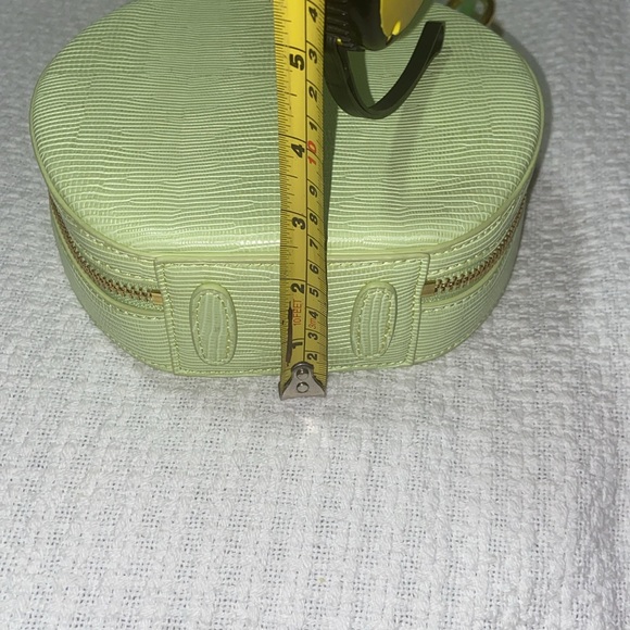 Nwot JW PEI Lime Green Luna Gradient Acrylic Chain Lizard Pattern Vegan bag - Picture 9 of 14